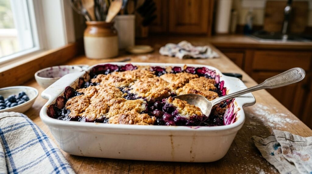 Easy 3-Ingredient Blueberry Cobbler Recipe for Effortless Dessert