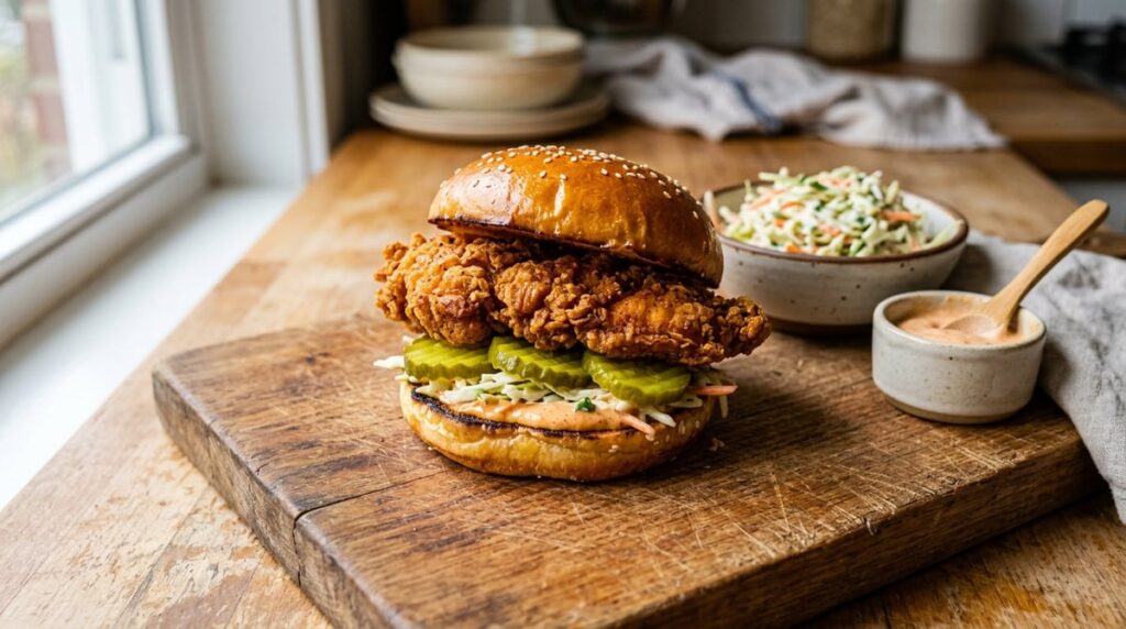 The Best Spicy Chicken Sandwich Recipe (Crispy, Juicy, Easy)