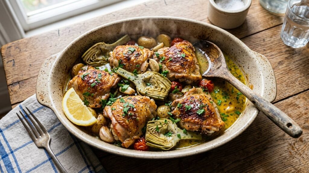 Chicken and Artichoke Recipe: Cozy, Vibrant, and Full of Flavor